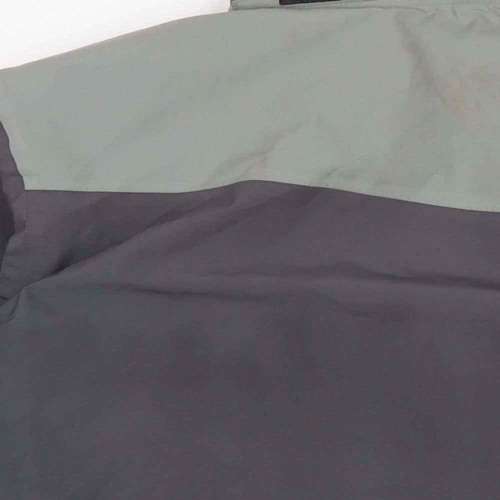 Inoc Mens Grey Anorak Jacket Size M Zip