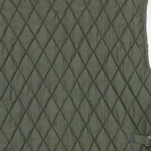 Cicerone Womens Green Gilet Waistcoat Size XL Snap