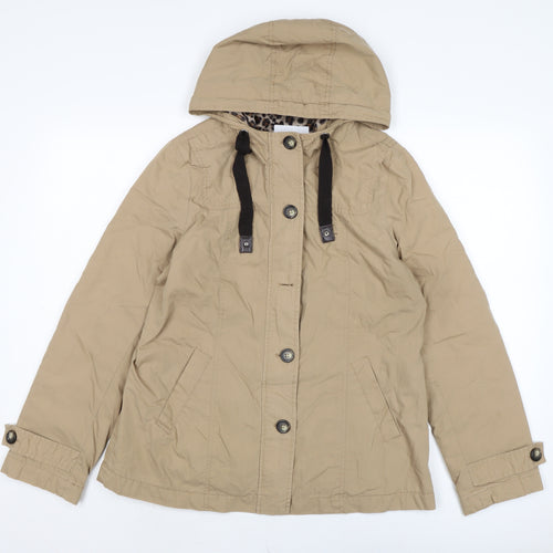 Bossini Womens Beige Anorak Jacket Size L Zip