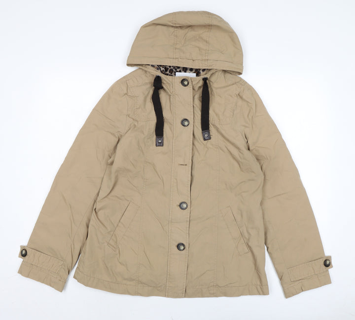 Bossini Womens Beige Anorak Jacket Size L Zip