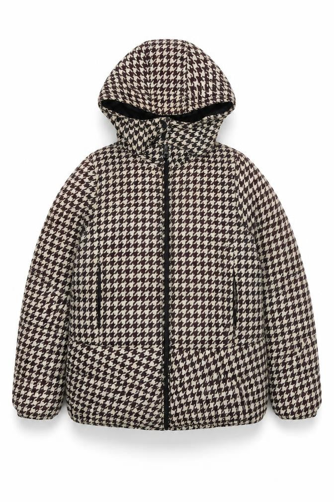 OVS Girls Brown Puffer Jacket Coat Size 13-14 Years Zip