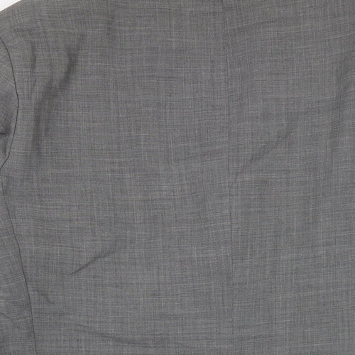 Marks and Spencer Mens Grey Polyester Jacket Suit Jacket Size XL Regular