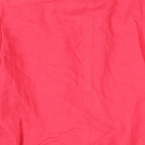 Talbots Womens Pink Jacket Size 8 Button