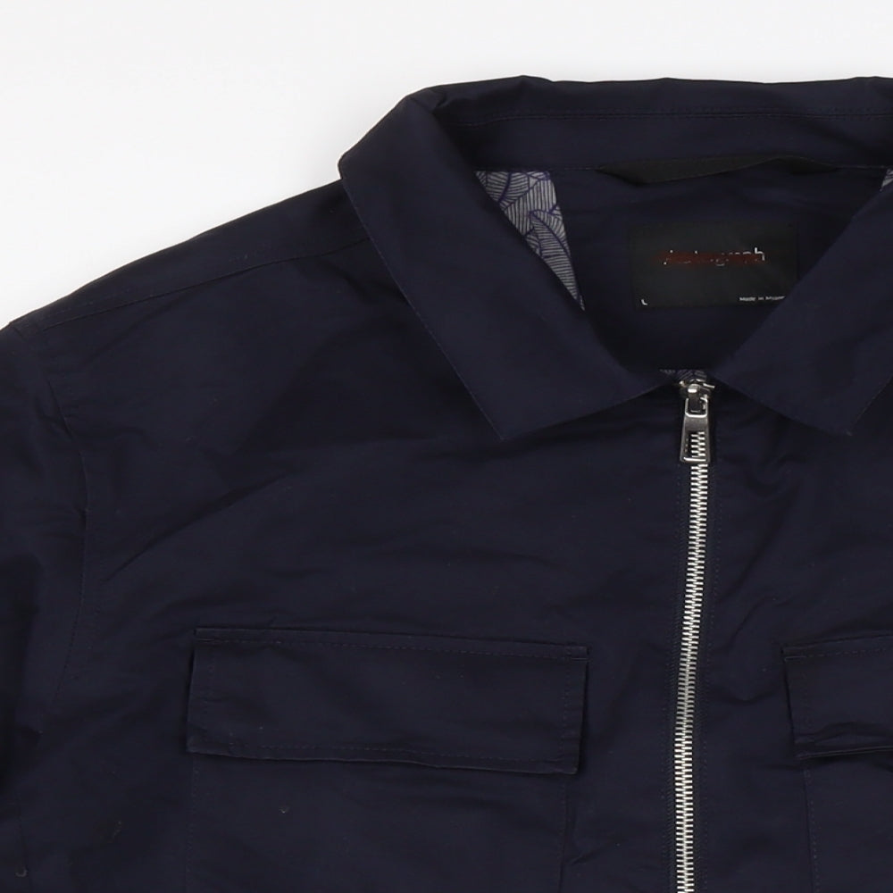 Marks and Spencer Mens Blue Jacket Size L Zip