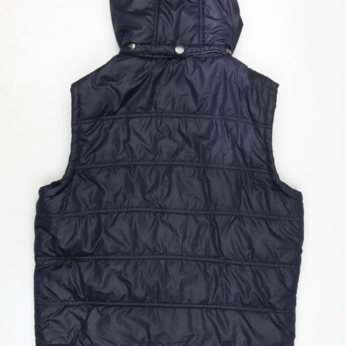 Tokyo Laundry Mens Blue Gilet Waistcoat Size S Zip