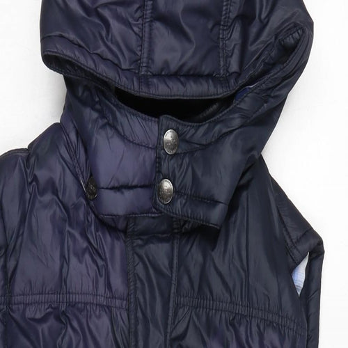 Tokyo Laundry Mens Blue Gilet Waistcoat Size S Zip