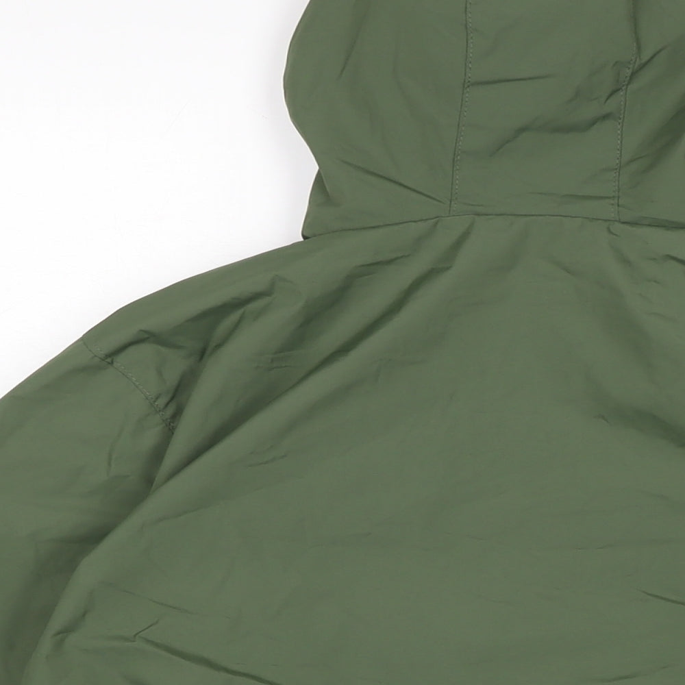 Kangol Boys Green Anorak Jacket Size 13 Years Zip