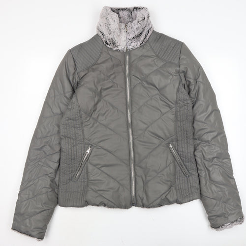 Hawkes Womens Grey Jacket Size L Zip