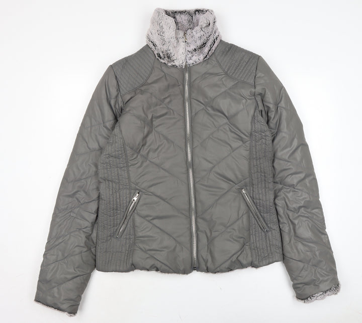 Hawkes Womens Grey Jacket Size L Zip
