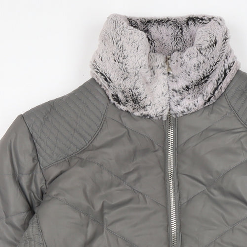 Hawkes Womens Grey Jacket Size L Zip