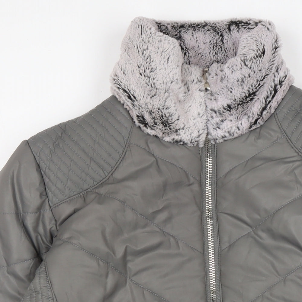 Hawkes Womens Grey Jacket Size L Zip