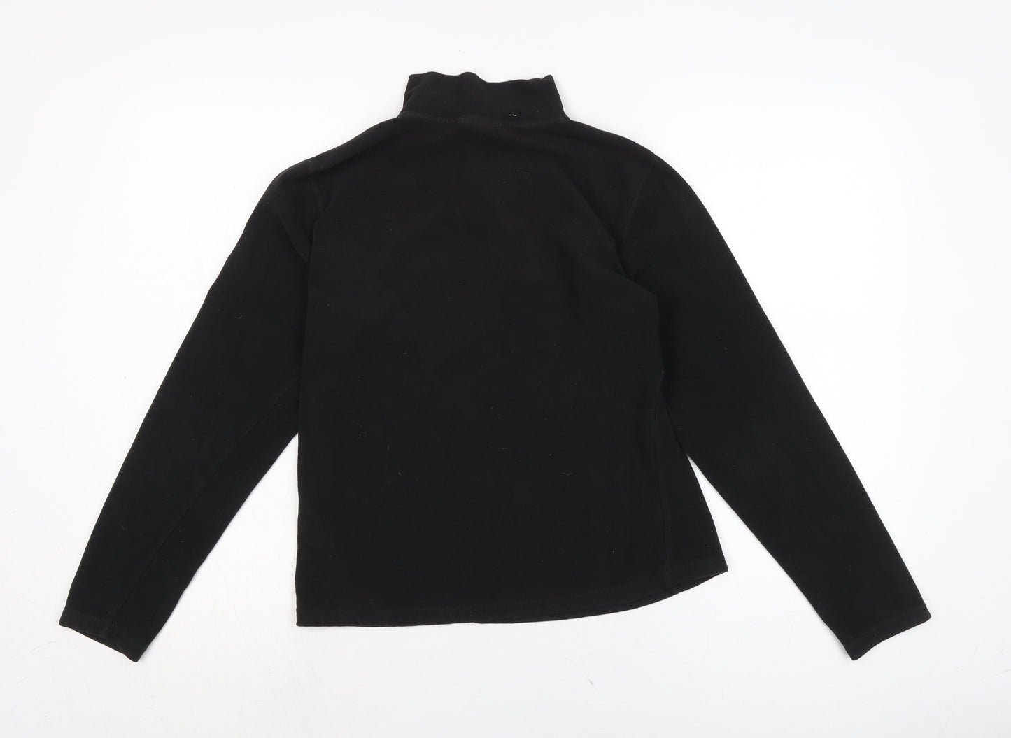 The North Face Womens Black Mock Neck Polyester Pullover Jumper Size M