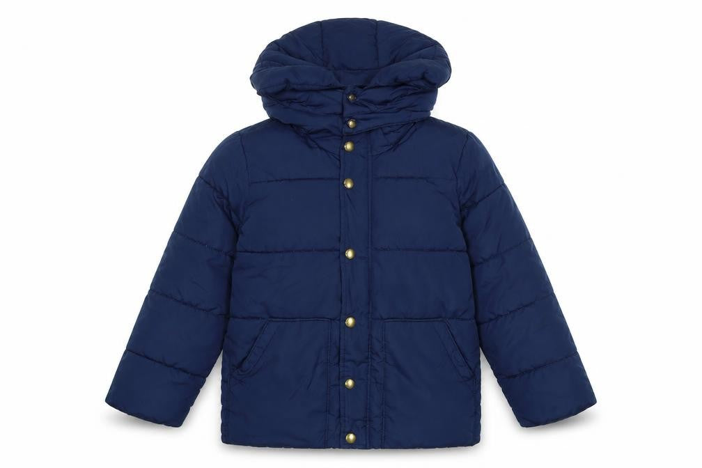 Gap Boys Blue Puffer Jacket Coat Size M Zip