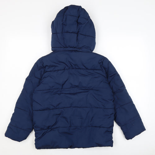 Gap Boys Blue Puffer Jacket Coat Size M Zip
