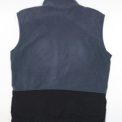 One Valley Mens Blue Gilet Waistcoat Size M Zip