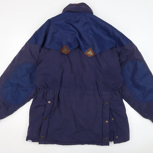 Mustang Mens Blue Anorak Coat Size M Zip