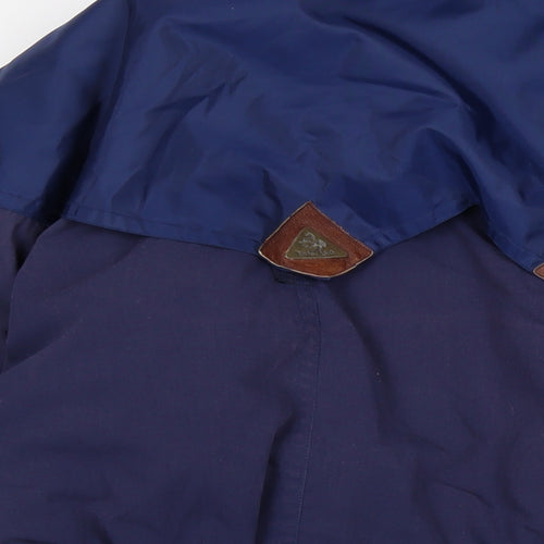 Mustang Mens Blue Anorak Coat Size M Zip