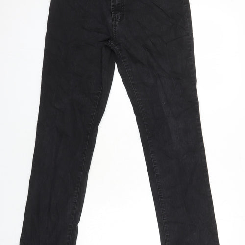 Swallow Jeans Womens Black Cotton Straight Jeans Size L L28 in Regular