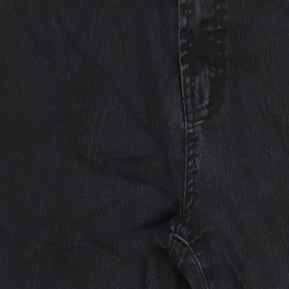 Swallow Jeans Womens Black Cotton Straight Jeans Size L L28 in Regular