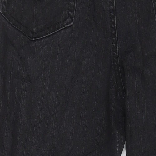 Swallow Jeans Womens Black Cotton Straight Jeans Size L L28 in Regular