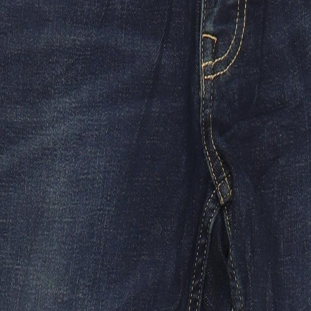 M&S Mens Blue Cotton Skinny Jeans Size 34 in L30 in Regular
