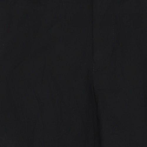 M&S Mens Black Polyester Trousers Size 32 in L26 in Regular