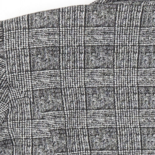 River Island Womens Multicoloured Check Jacket Blazer Size 8