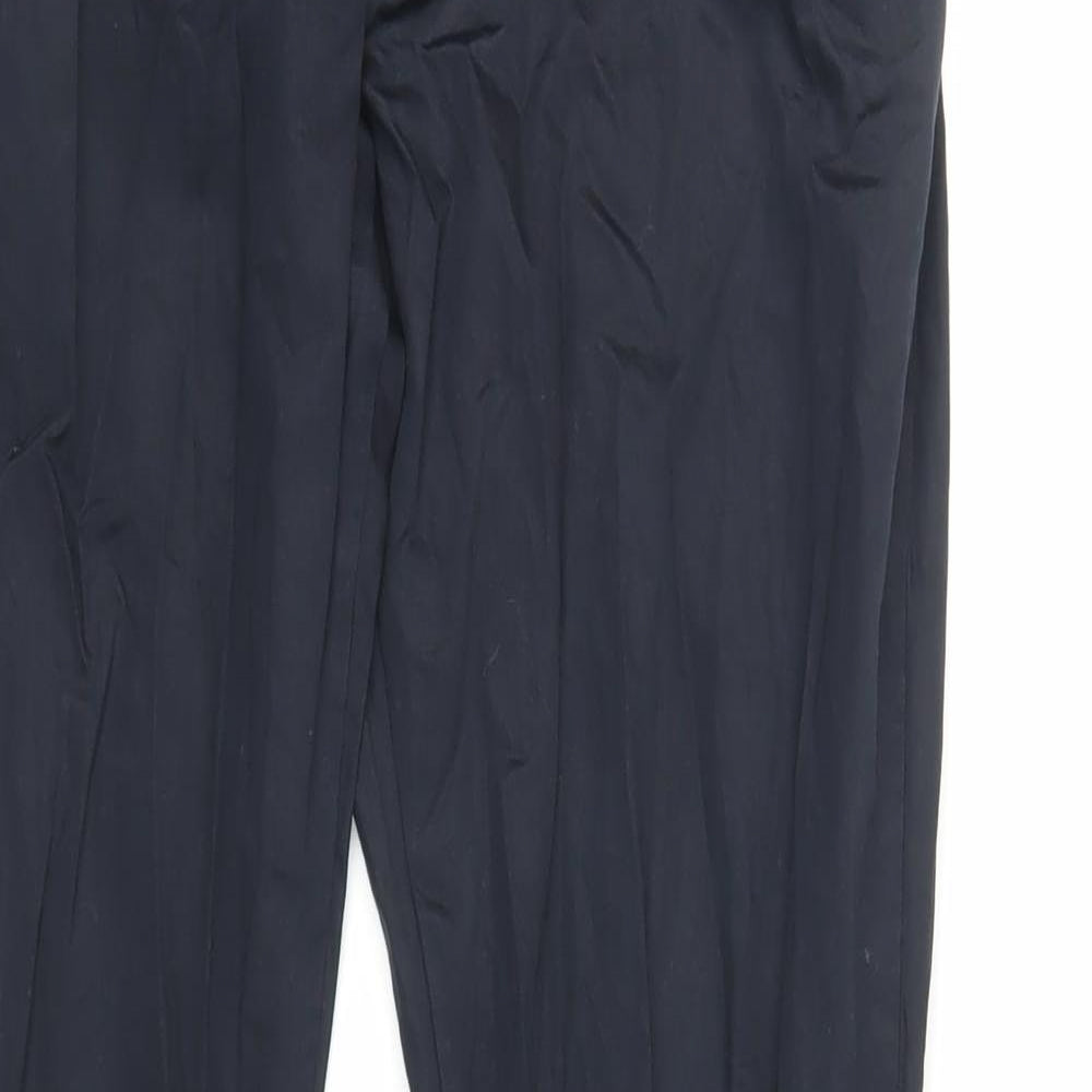 Paul Smith Womens Blue Cotton Dress Pants Trousers Size 34 in L31 in Regular Zip - Zip Detail