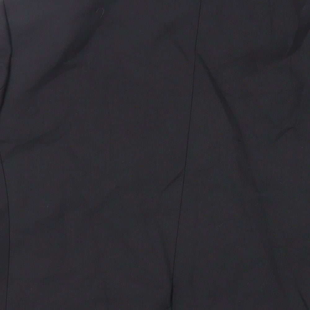 Marks and Spencer Womens Black Jacket Blazer Size 12 Button