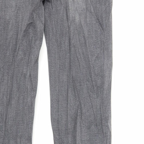 Marks and Spencer Womens Grey Cotton Skinny Jeans Size 8 L32 in Regular Zip - Long Lenght