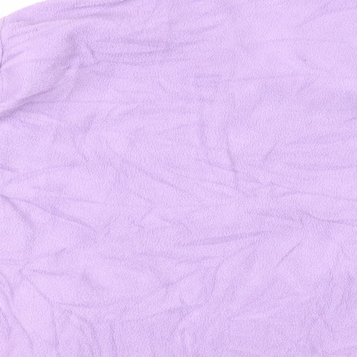 EWM Womens Purple Jacket Size L Zip - Zipped Pockets