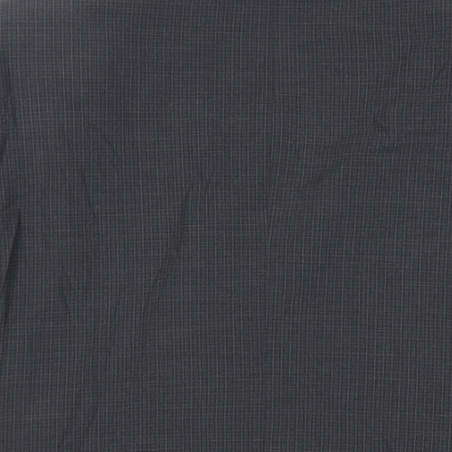Marks and Spencer Mens Grey Plaid Polyester Jacket Suit Jacket Size 40 Regular
