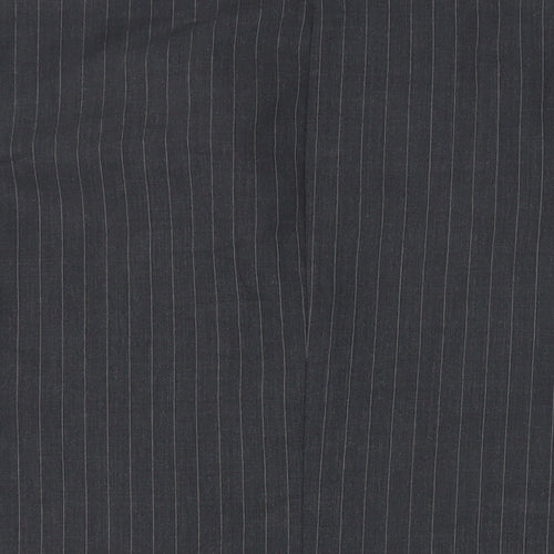 Marks and Spencer Mens Grey Striped Wool Jacket Suit Jacket Size 40 Regular