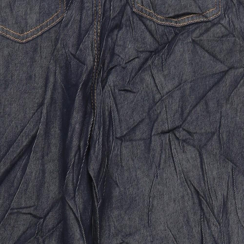 Autograph Womens Blue Cotton Tapered Jeans Size 22 L28 in Regular Zip