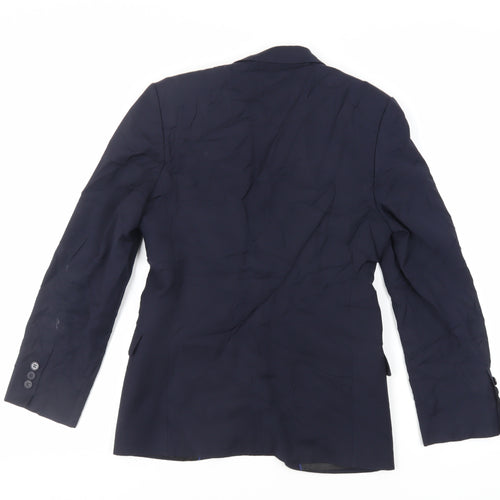 Wardrobes Womens Blue Jacket Blazer Size 8 Button