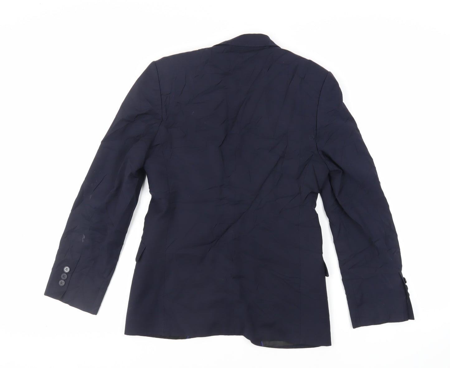 Wardrobes Womens Blue Jacket Blazer Size 8 Button