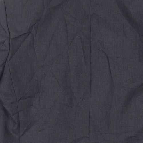 Debenhams Mens Blue Striped Polyester Jacket Suit Jacket Size 40 Regular