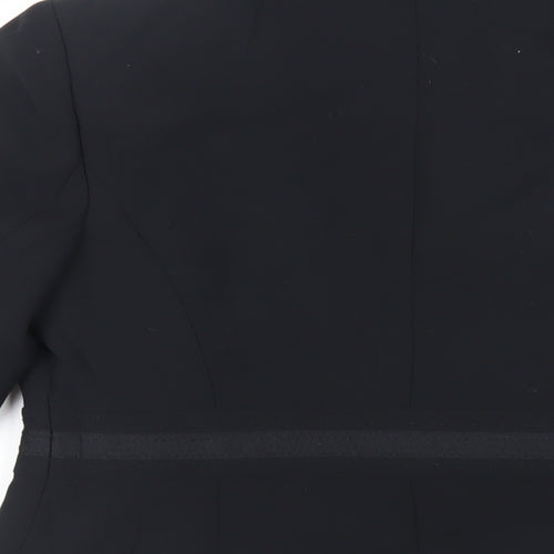 NEXT Womens Black Jacket Blazer Size 10 Button