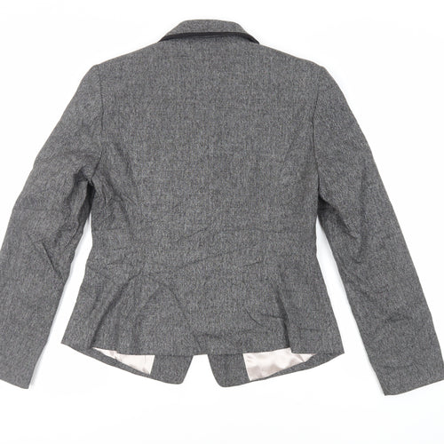 NEXT Womens Grey Jacket Blazer Size 12 Button