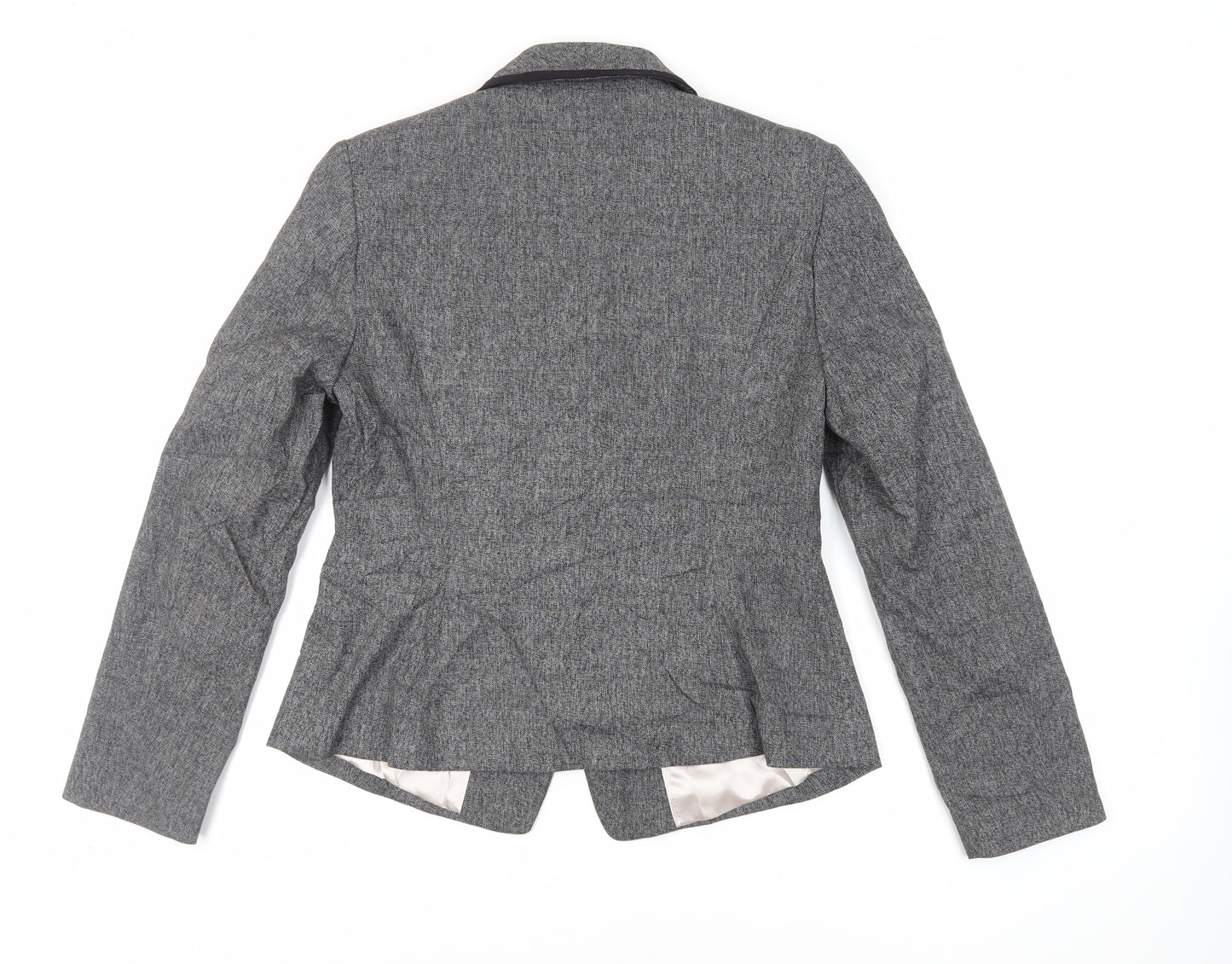 NEXT Womens Grey Jacket Blazer Size 12 Button