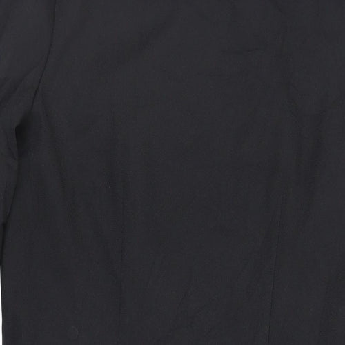 Henry Lee Womens Black Polyester Sheath Size 10 Mock Neck Zip