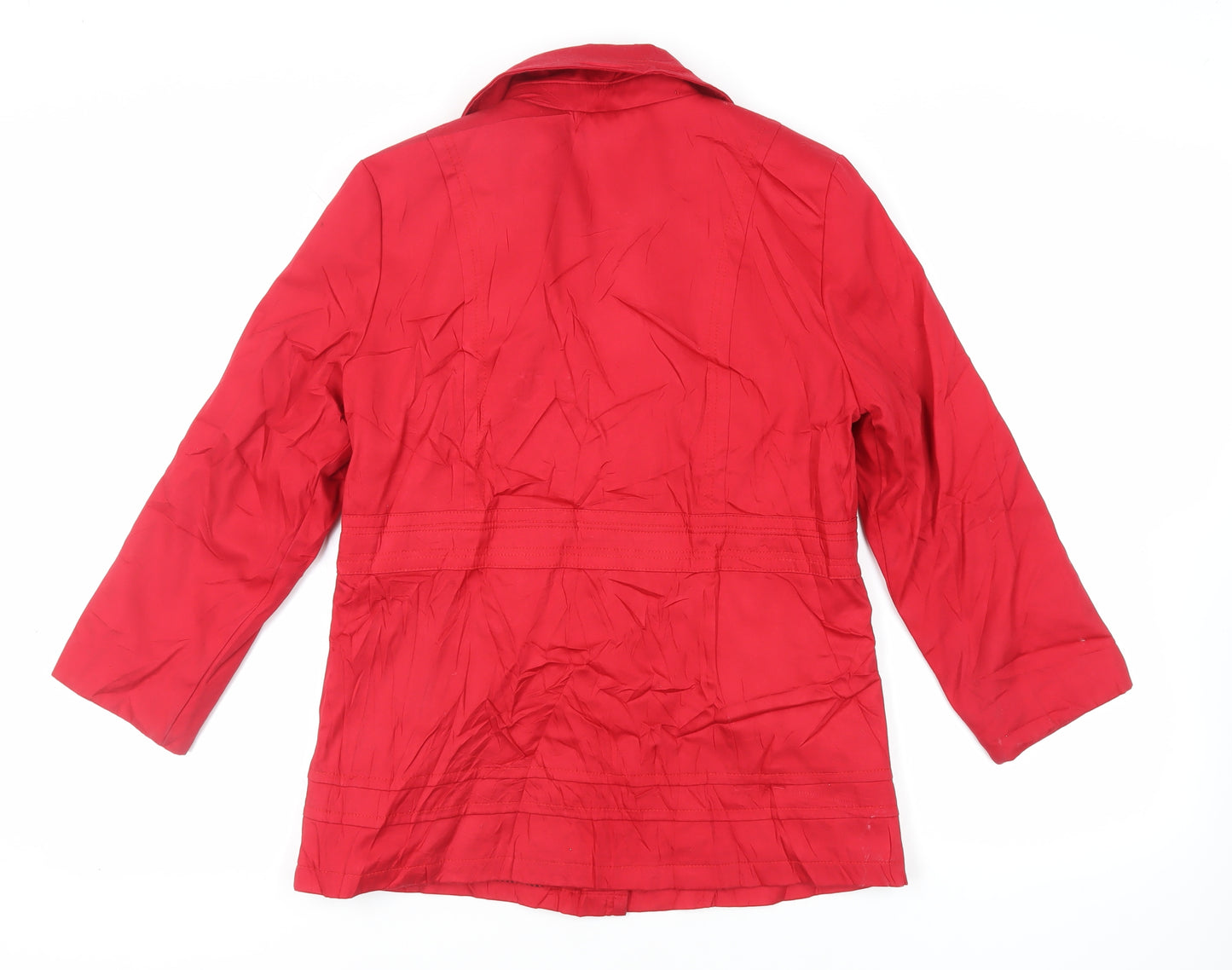 NEXT Womens Red Jacket Size 12 Button