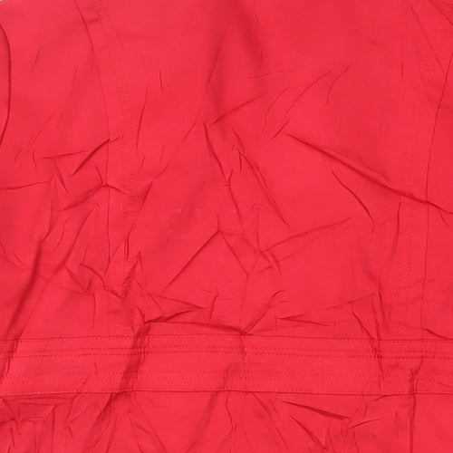 NEXT Womens Red Jacket Size 12 Button
