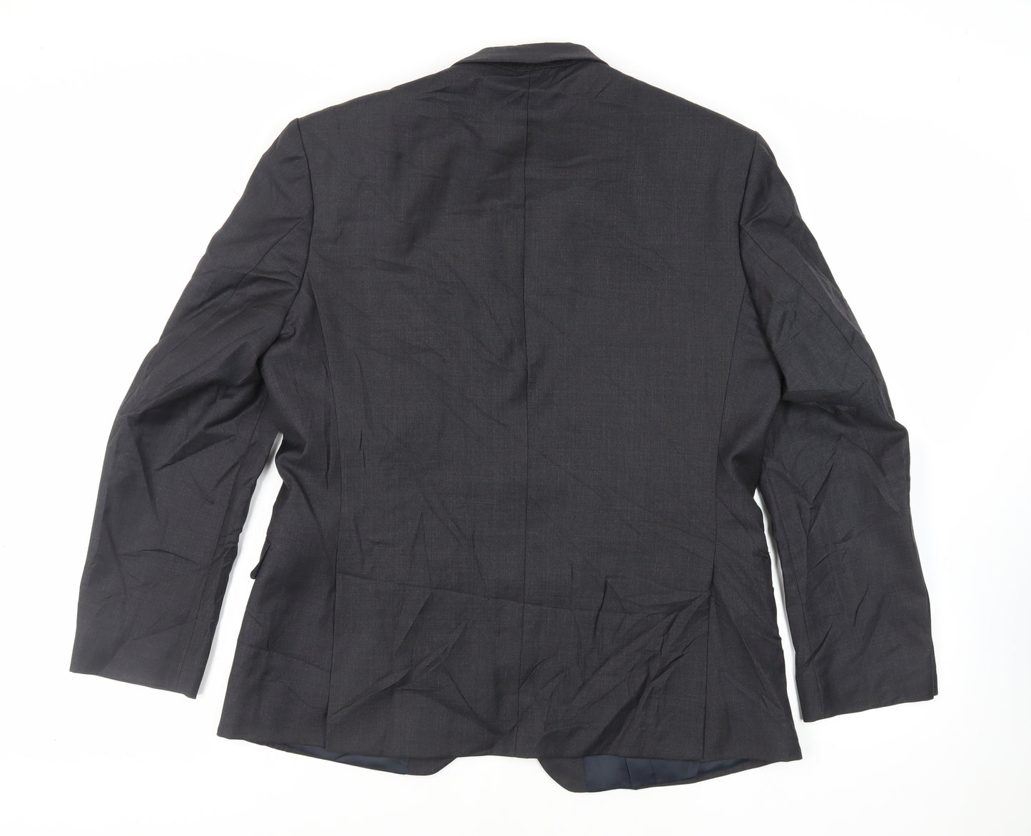 Racing Green Mens Grey Wool Jacket Suit Jacket Size 42 Regular