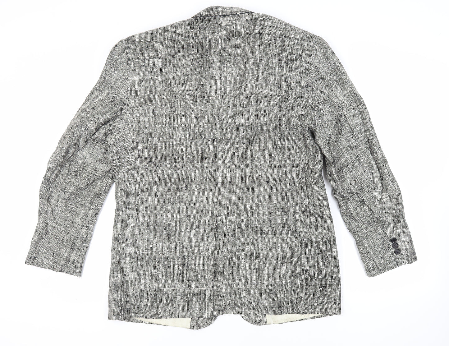 TownCraft Mens Grey Polyester Jacket Blazer Size 46 Regular