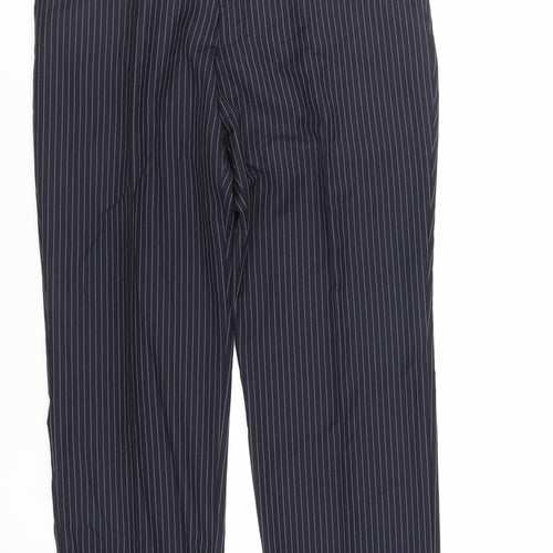 NEXT Mens Blue Wool Dress Pants Trousers Size 36 in L29 in Regular Zip