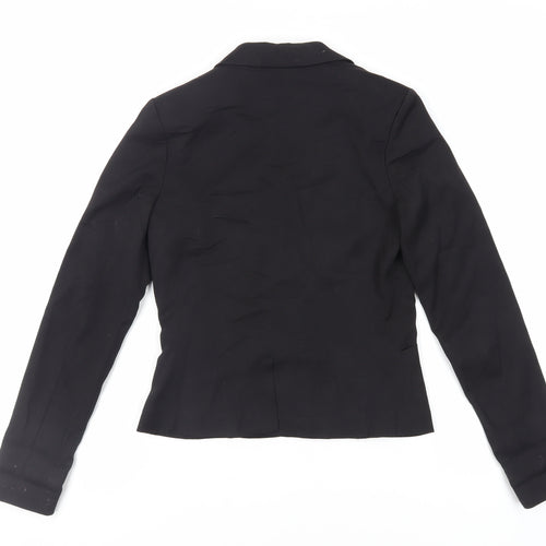 Divided by H&M Womens Black Jacket Blazer Size 8 Button