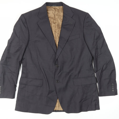 Marks and Spencer Mens Grey Wool Jacket Suit Jacket Size 42 Regular