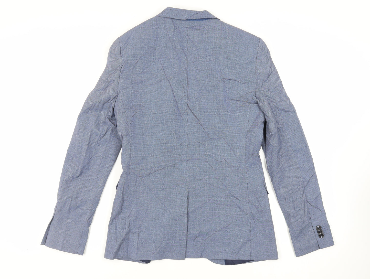 Marks and Spencer Mens Blue Polyester Jacket Suit Jacket Size 36 Regular