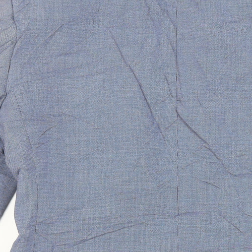 Marks and Spencer Mens Blue Polyester Jacket Suit Jacket Size 36 Regular